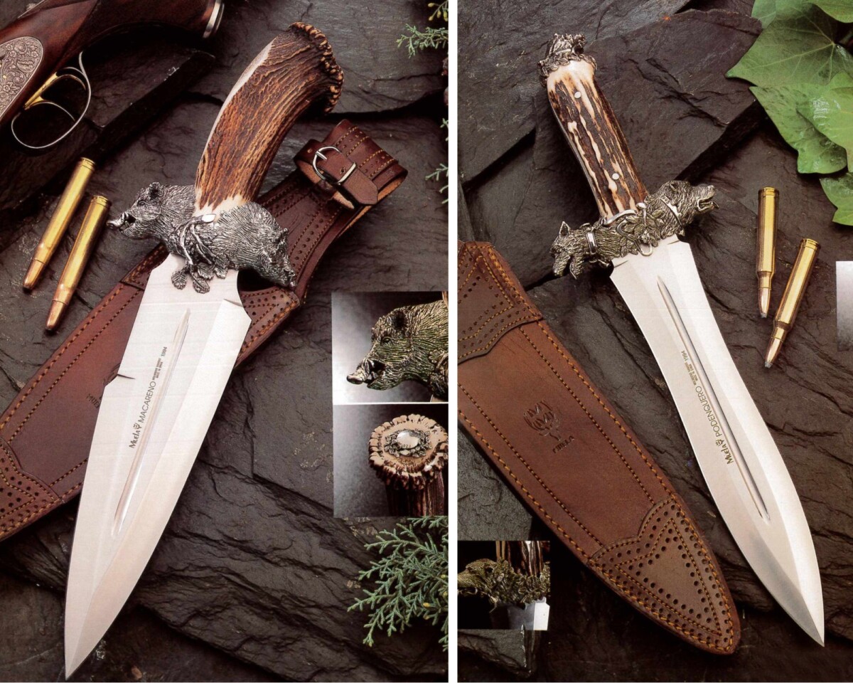Venta exclusiva de dos cuchillos de lujo. El Macareno y el Podenquero-Lujo.
